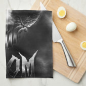 Ik ben Doom Fractal Skull Theedoek (Quarter Fold)