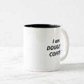 Ik ben Dougie's koffie Tweekleurige Koffiemok (Voorkant rechts)