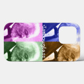 Ik ben Douglass Warholiaanse iPhone 13 hoesje (Achterkant (horizontaal))