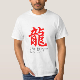 Ik ben Dragon Chinees nieuwjaarsbasis man T-shirt