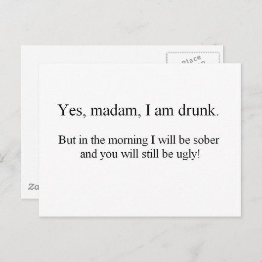 Ik ben Drink, maar... (St.K.) Briefkaart (Voorkant / Achterkant)