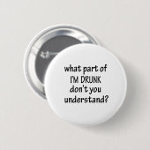 Ik ben Drink Ronde Button 5,7 Cm (Voorkant /achterkant)