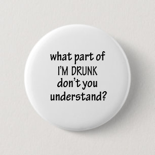 Ik ben Drink Ronde Button 5,7 Cm