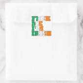 Ik ben drink St Pats. Vierkante Sticker (Tas)