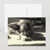 Ik ben droevig! briefkaart (Voorkant / Achterkant)