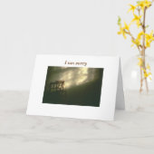 Ik ben droevig kaart (Gele Bloem)