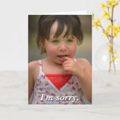 Ik ben droevig. Kunnen wij nog vrienden zijn? Kaart (Gele Bloem)