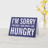 IK BEN DROEVIG VOOR WAT IK ZEI TOEN IK HONGERIGE KAART (Gele Bloem)