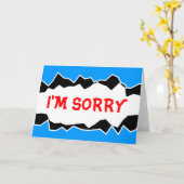 Ik ben Droevig wenskaart Kaart (Gele Bloem)