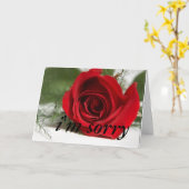 "ik ben Droevige" Kaart Design1 (Gele Bloem)