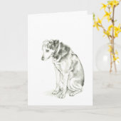 "ik ben Droevige" kaart Dixie (Gele Bloem)