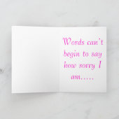 Ik ben Droevige, zo-droevige Kaart (Binnen)