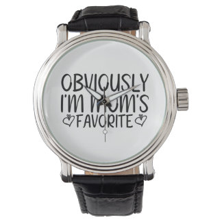 Ik ben duidelijk mama's favoriet horloge