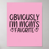 Ik ben duidelijk mama's favoriet poster (Voorkant)