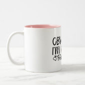 Ik ben duidelijk mama's favoriet tweekleurige koffiemok (Links)