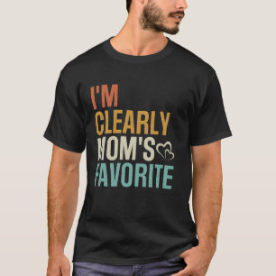 Ik ben duidelijk mama's favoriete grappige broer/z t-shirt