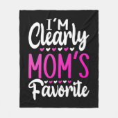 Ik ben duidelijk Mam's favoriet Fleece Deken (Voorkant)