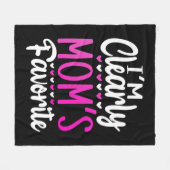 Ik ben duidelijk Mam's favoriet Fleece Deken (Voorkant (Horizontaal))