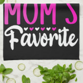 Ik ben duidelijk Mam's favoriet Theedoek (Gevouwen)