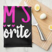 Ik ben duidelijk Mam's favoriet Theedoek (Quarter Fold)