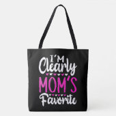 Ik ben duidelijk Mam's favoriet Tote Bag (Voorkant)