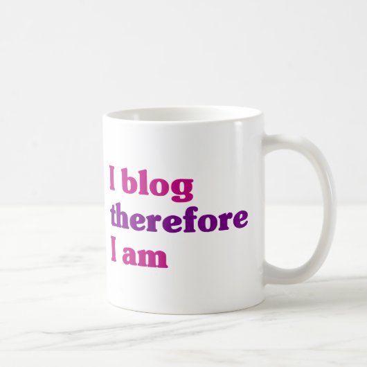 Ik ben dus Blog Koffiemok (Rechts)