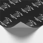 Ik ben dus grappig Skunk Pun Dark BG Cadeaupapier (Hoek)