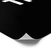 Ik ben dus grappig Skunk Pun Dark BG Poster (Hoek)