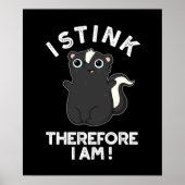 Ik ben dus grappig Skunk Pun Dark BG Poster (Voorkant)