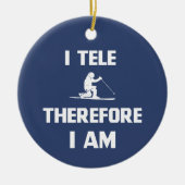 Ik ben dus Tele Keramisch Ornament (Voorkant)