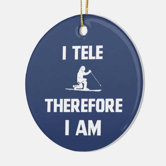 Ik ben dus Tele Keramisch Ornament (Links)