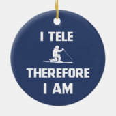 Ik ben dus Tele Keramisch Ornament (Achterkant)