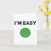 Ik ben Easy Green Skiing Circle Snowboard Kaart (Gele Bloem)