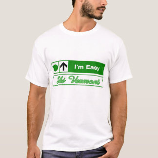 Ik ben Easy Ski Trail Sign T-shirt