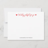 Ik ben echt dankbaar voor je notitiekaartje (Voorkant)