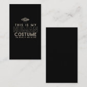 Ik ben echt een Alien Human Costume Visitekaartje (Voorkant / Achterkant)