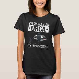 Ik ben echt een orka in een menselijk kostuum Hall T-shirt