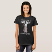 Ik ben echt een postbode in een humaan kostuum Hal T-shirt (Voorkant volledig)