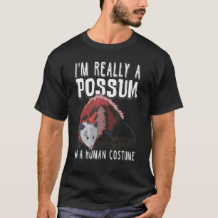 Ik ben echt een postbode in een humaan kostuum Hal T-shirt