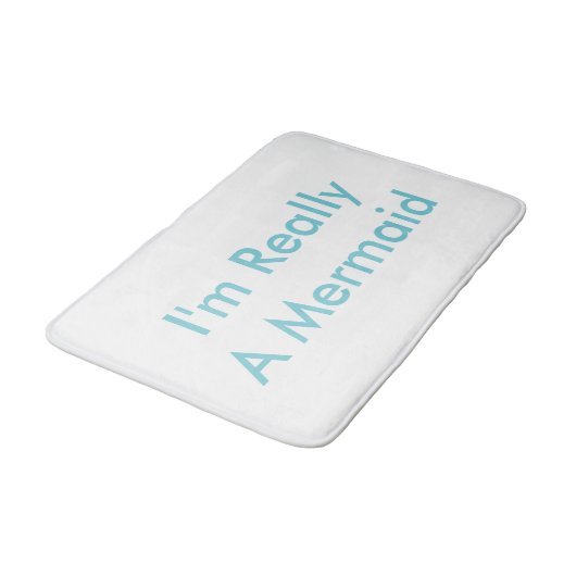 Ik ben echt een zeemeermin bad Matt Badmat (Gekanteld)