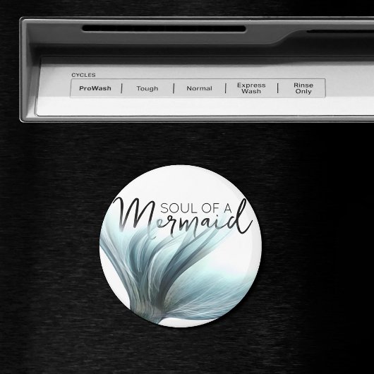 Ik ben echt een zeemeermin | Offerte met Blauwgroe Magneet