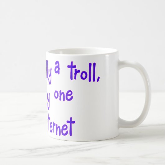 Ik ben echt geen trol koffiemok (Rechts)