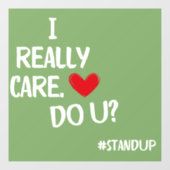 Ik ben echt geïnteresseerd in window cling raamsticker (Vel)