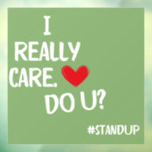 Ik ben echt geïnteresseerd in window cling raamsticker (Vel 3)