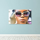 Ik ben echt mooi canvas afdruk (Insitu (Houten vloer))