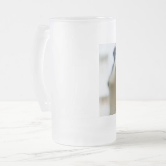 Ik ben echt mooi matglas bierpul (Voorkant links)