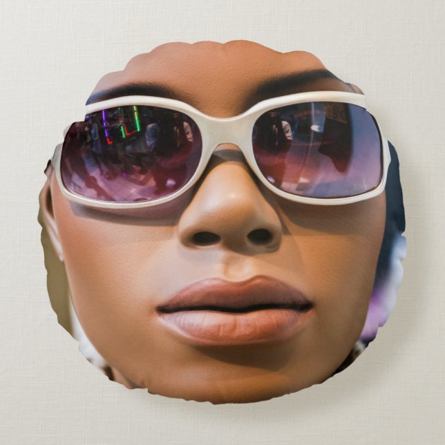 Ik ben echt mooi rond kussen (Voorkant)