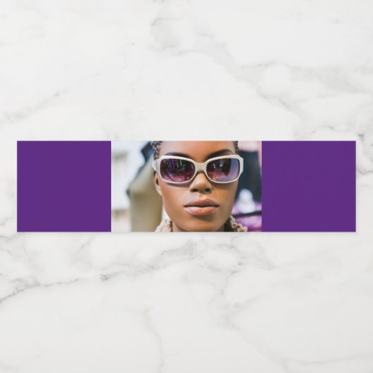 Ik ben echt mooi waterfles etiket (Enkel label)