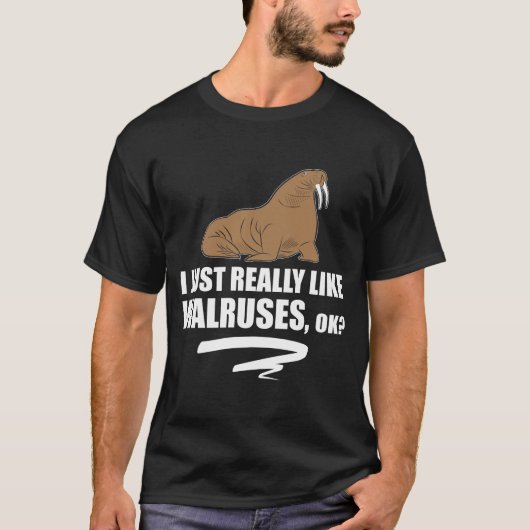 Ik ben echt net als Walrussen. T-shirt (Voorkant)