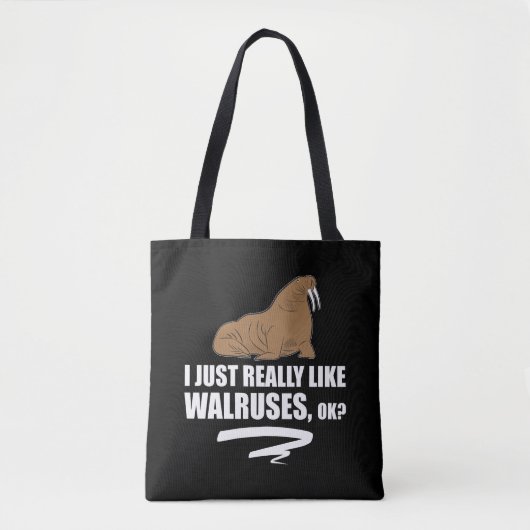 Ik ben echt net als Walrussen. Tote Bag (Voorkant)